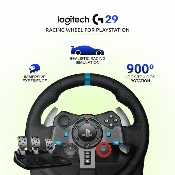 Logitech G29 Driving Force Racing Wheel - Image 5