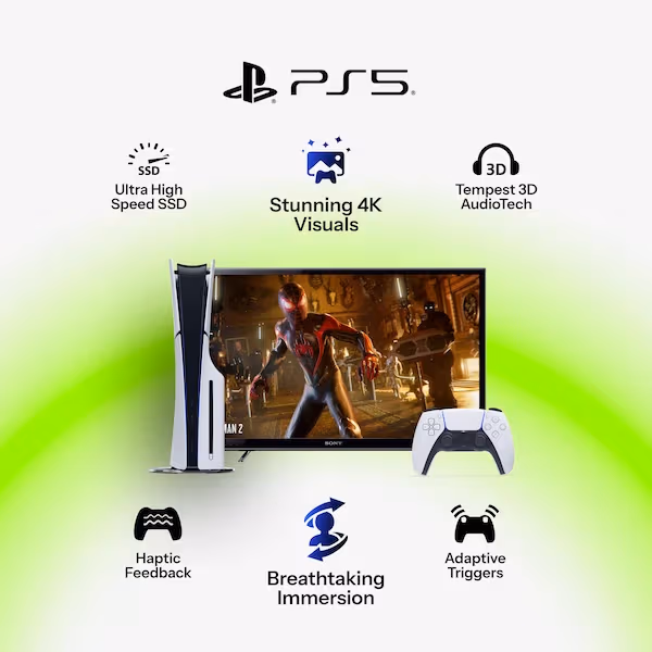 PS5+Spider-Man 2 with 1 Controller - Image 2