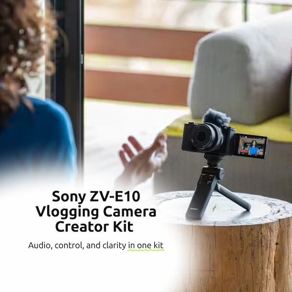 Sony ZV-E10 Vlogging Camera Creator Kit - Image 3