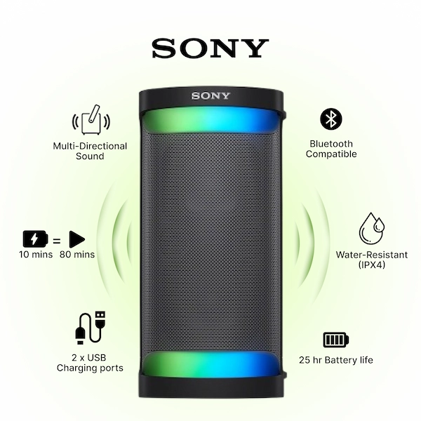 Sony SRS-XP500 Wireless Speaker - Image 2