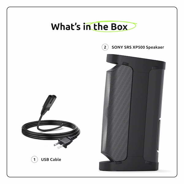 Sony SRS-XP500 Wireless Speaker - Image 3