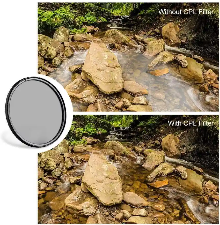 K&F Concept 77mm Polarizer Filter, R